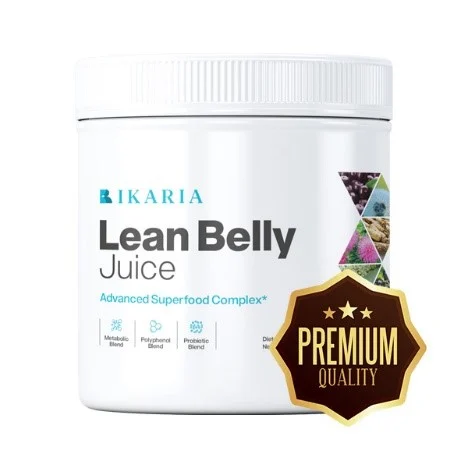 Ikaria Lean Belly Juice review — official Ikaria Lean Belly Juice green powder formula jar