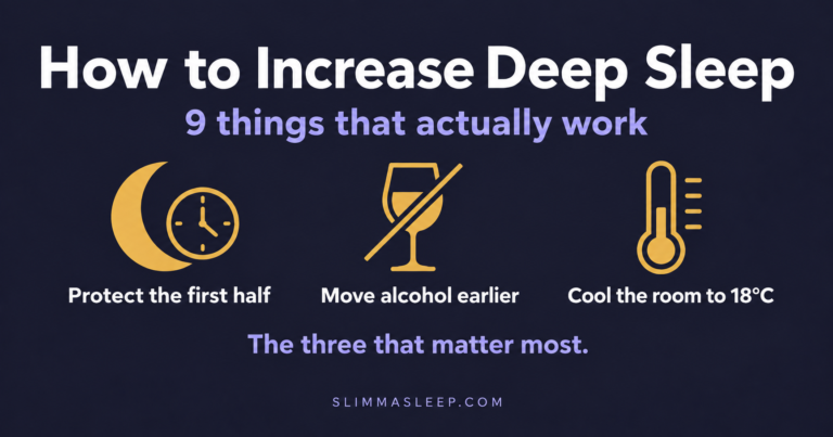 How to increase deep sleep — the sleep stages and where deep sleep sits