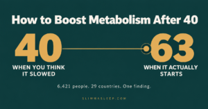 Read more about the article How to Boost Metabolism After 40: What Actually Changed