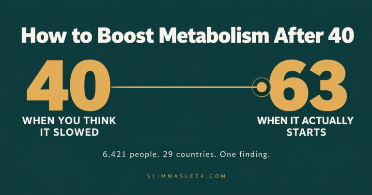 How to boost metabolism after 40 — what the research actually shows